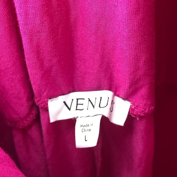 🌺VENUS Hot Pink Halter Romper size Large 🌺 - Picture 10 of 15